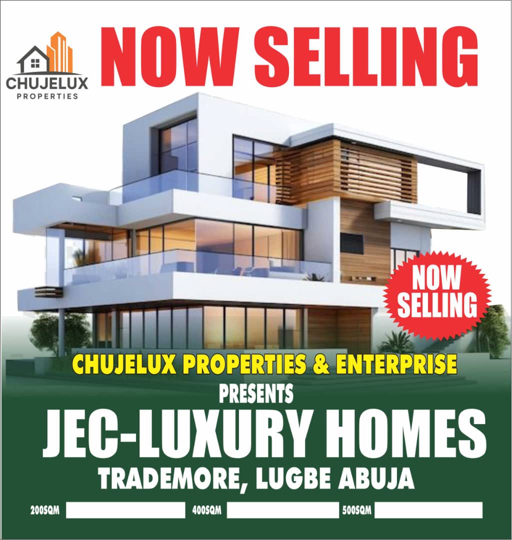 BUY A PLOT TODAY AT JEC-LUXURY HOMES
